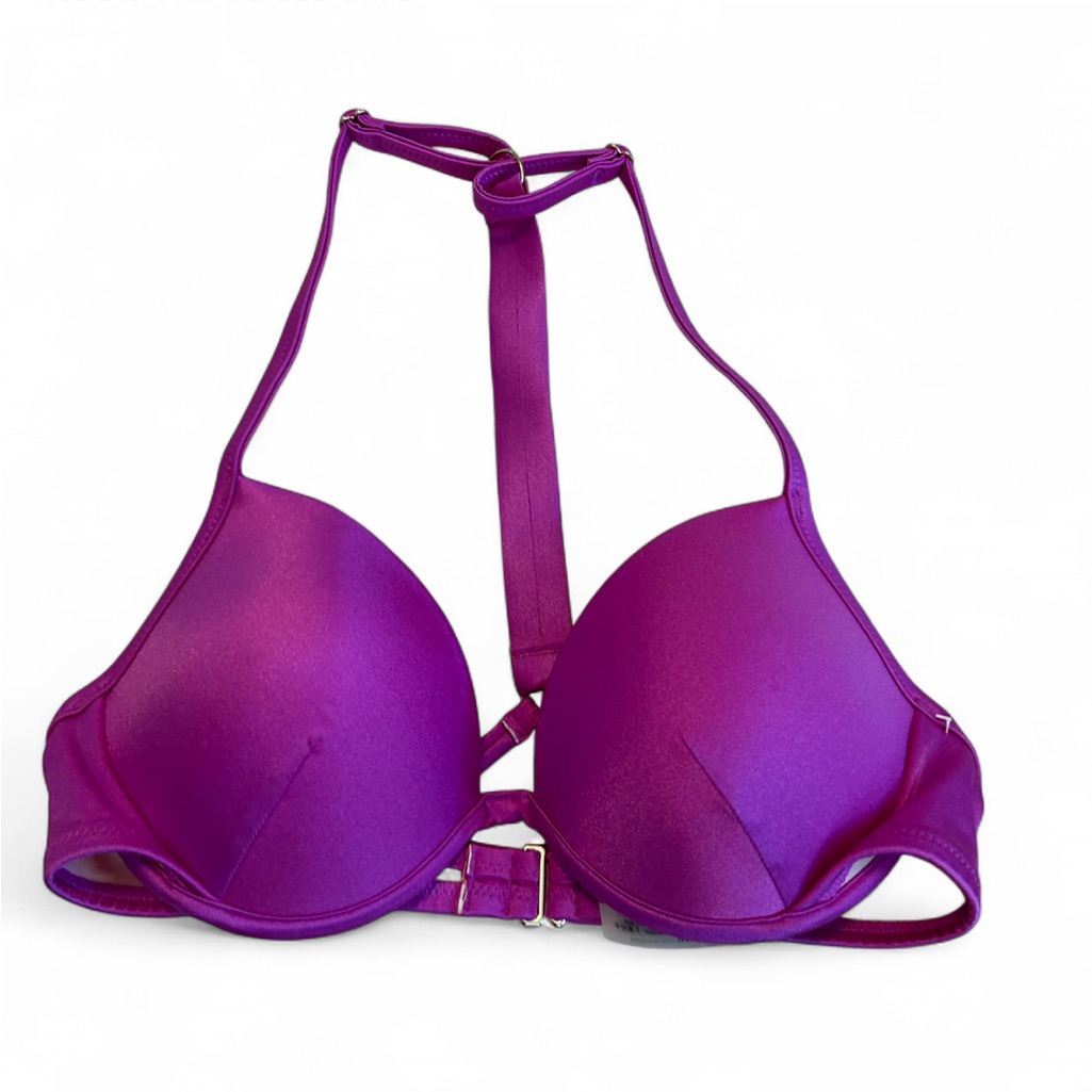 Victoria's Secret Purple Push-Up Bikini With Halter Neck